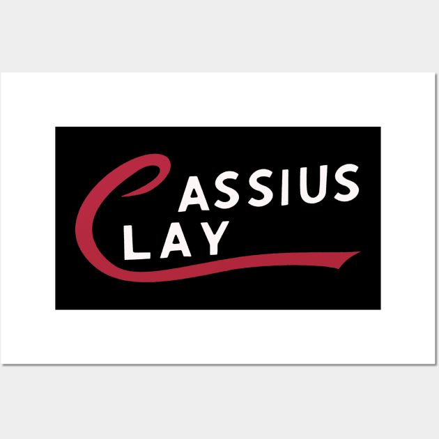 CASSIUS CLAY LOGO Wall Art by sandra0021tees